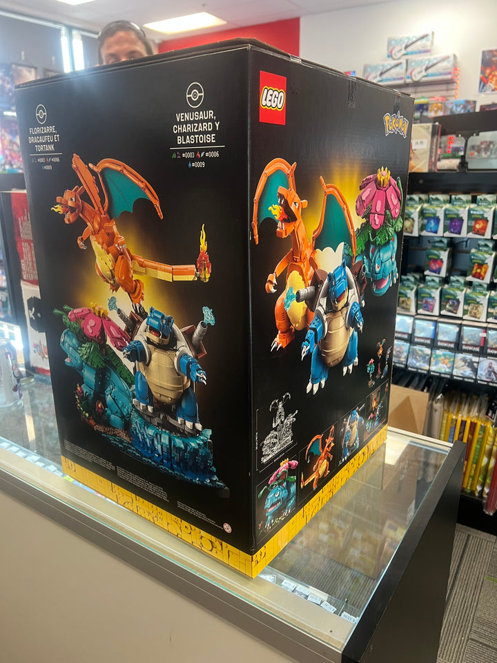 LEGO Pokémon Venusaur Charizard Blastoise 72153 Factory Sealed 6838 pcs NA52126
