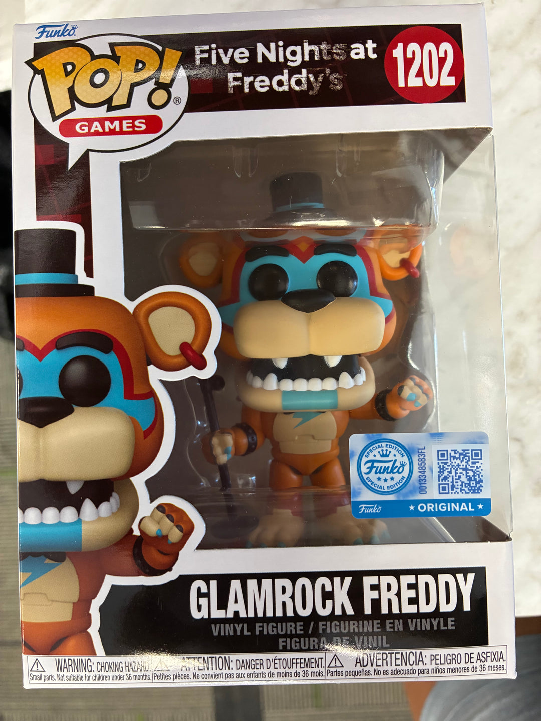 Funko Pop! Glamrock Freddy #1202 Five Nights at Freddy's FP82926