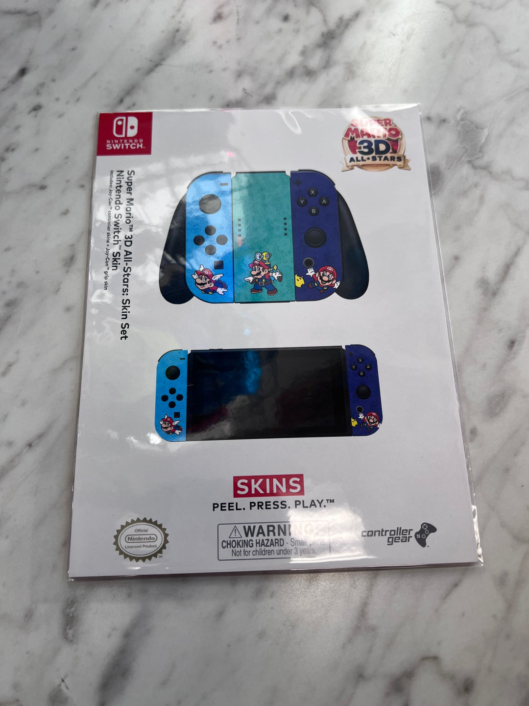 Super Mario 3D All-stars Skin Set for Nintendo Switch Controller Gear NA12425