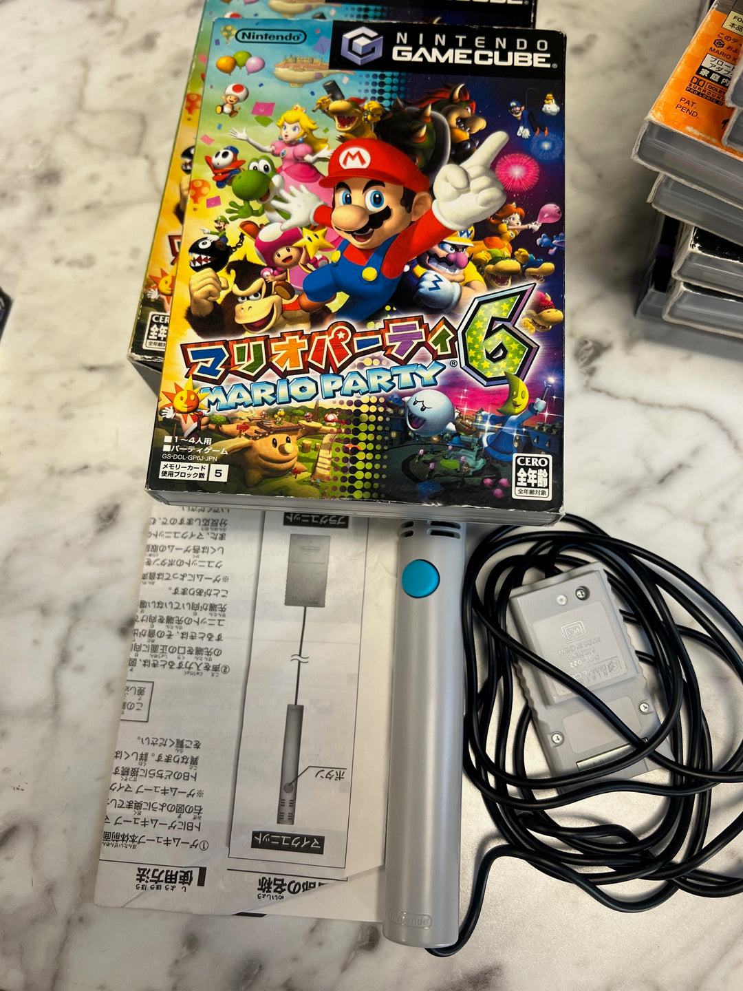 Mario Party 6 w/ microphone bundle JAPANESE GAMECUBE   IMP82025