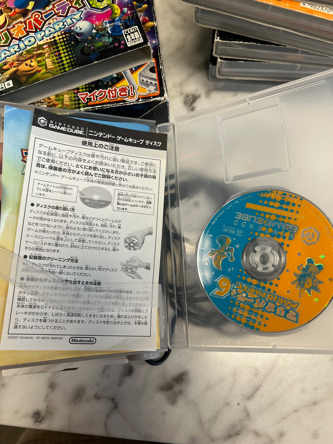 Mario Party 6 w/ microphone bundle JAPANESE GAMECUBE   IMP82025