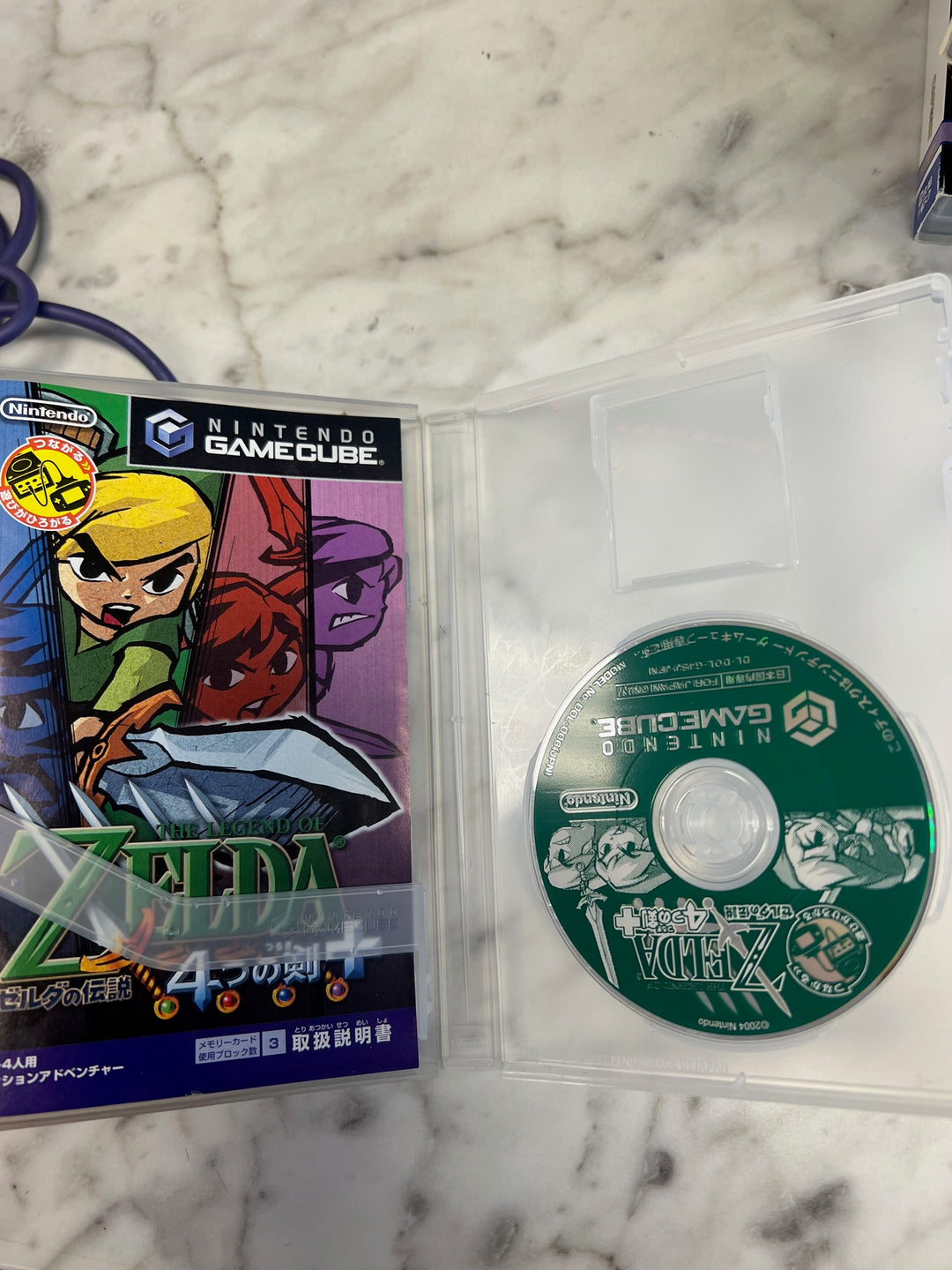 The Legend of Zelda Four Swords Big Box JAPANESE GAMECUBE   IMP82025