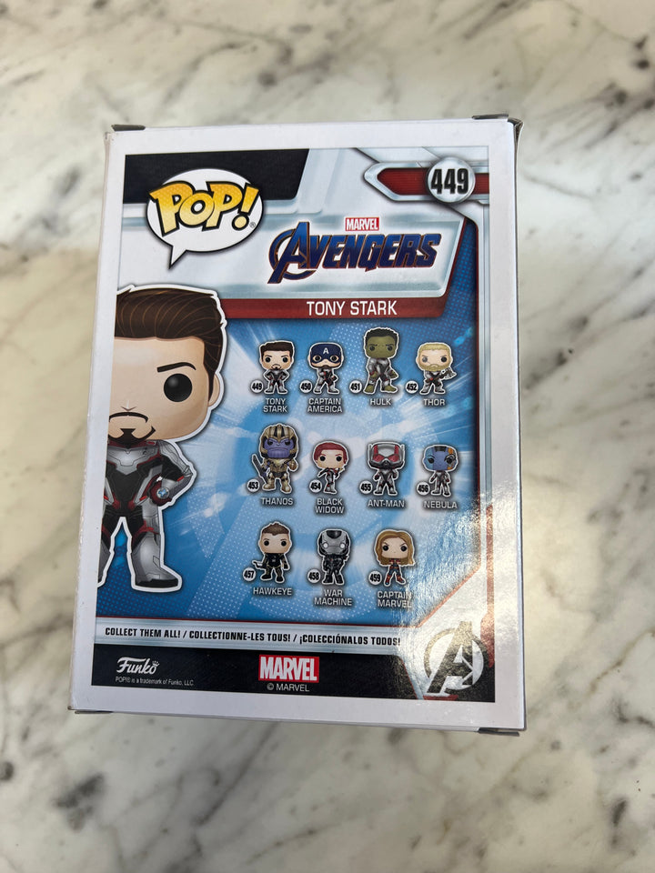 Funko Pop Marvel Avengers Tony Stark GITD #449 Target Exclusive Pop Glows  FN81324