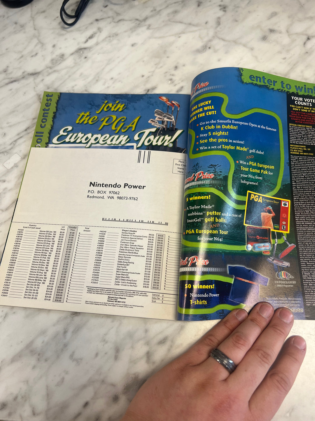 Used Nintendo Power Volume 129 with Poster NP52925