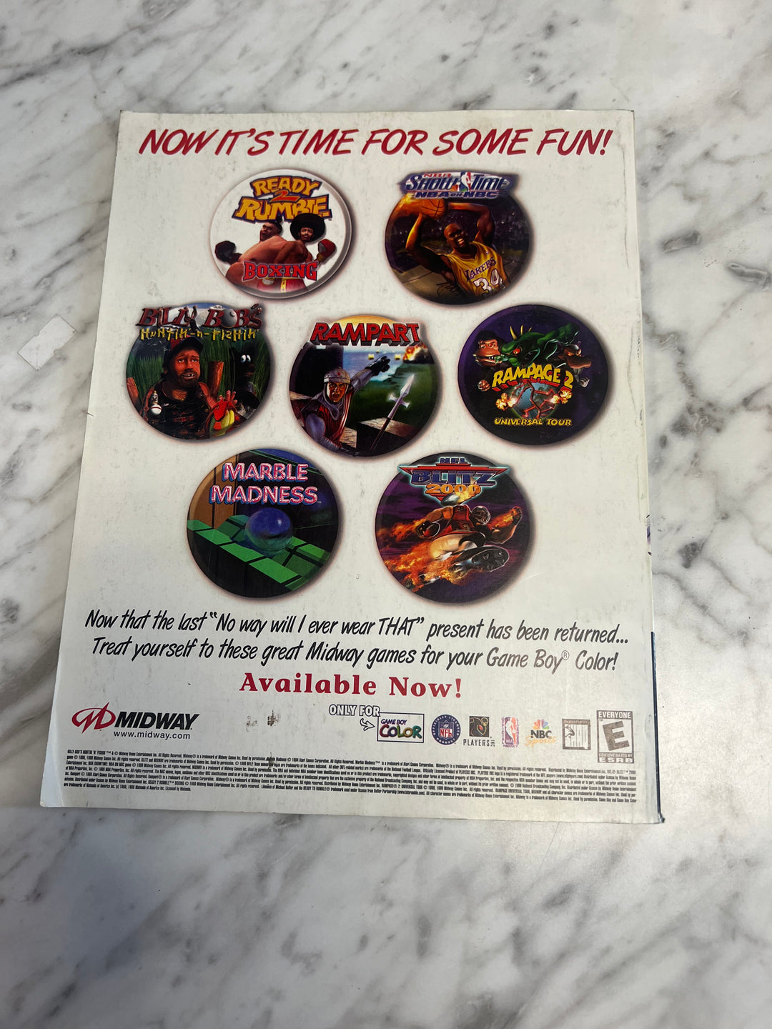 Used Nintendo Power Volume 129 with Poster NP52925