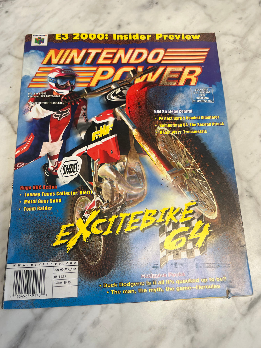 Used Nintendo Power Volume 132 with Poster NP52925
