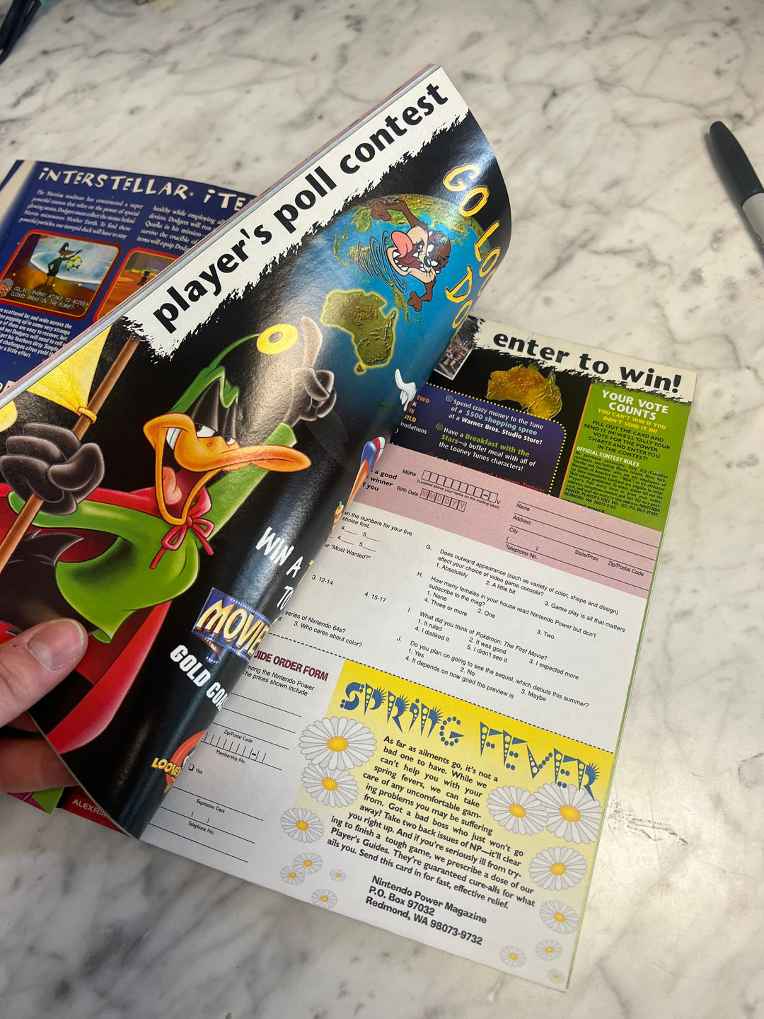 Used Nintendo Power Volume 132 with Poster NP52925