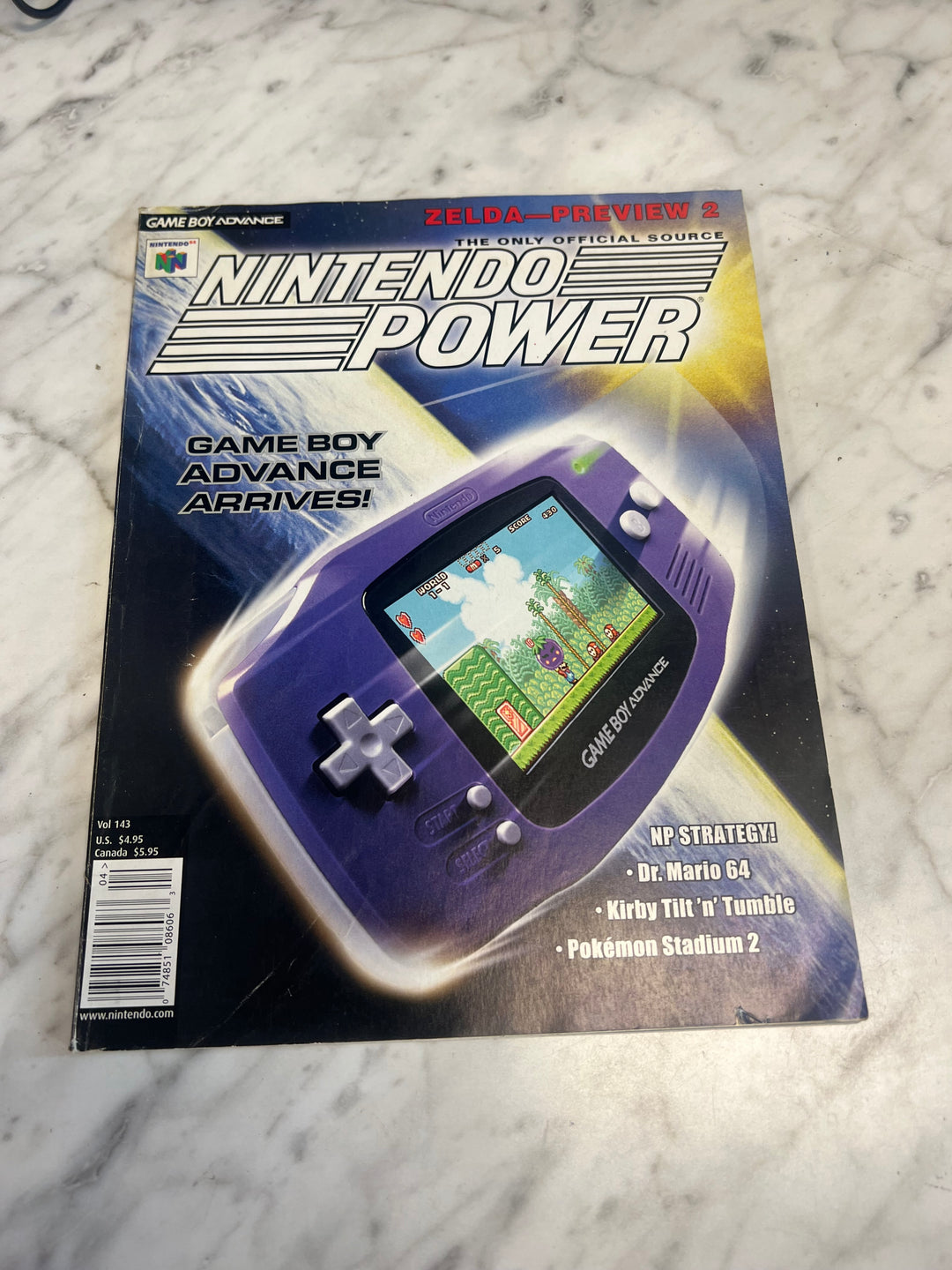 Used Nintendo Power Volume 143 with Poster NP52925