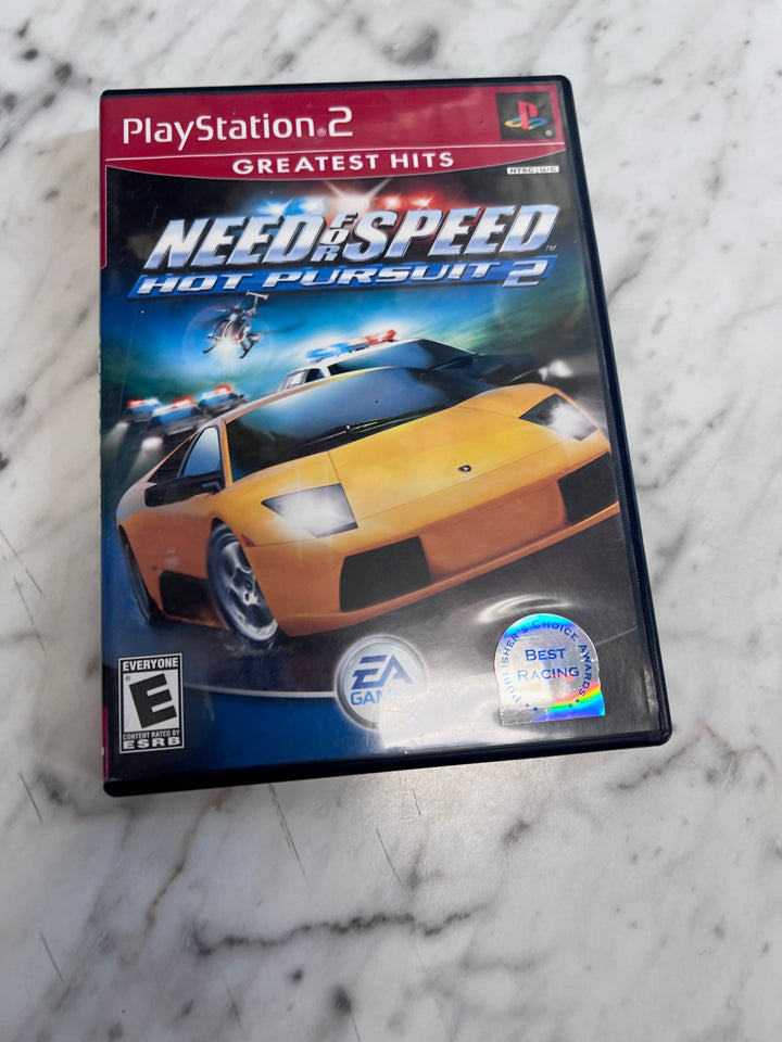 Need for Speed Hot Pursuit 2 PS2 Case and Manual ONLY No Game CO12425