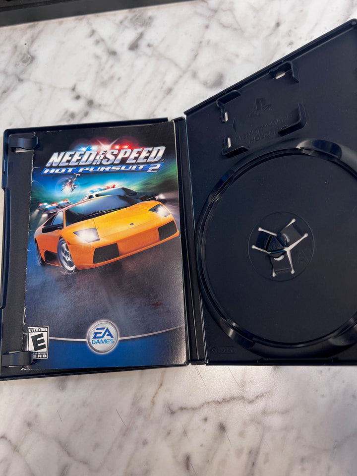 Need for Speed Hot Pursuit 2 PS2 Case and Manual ONLY No Game CO12425