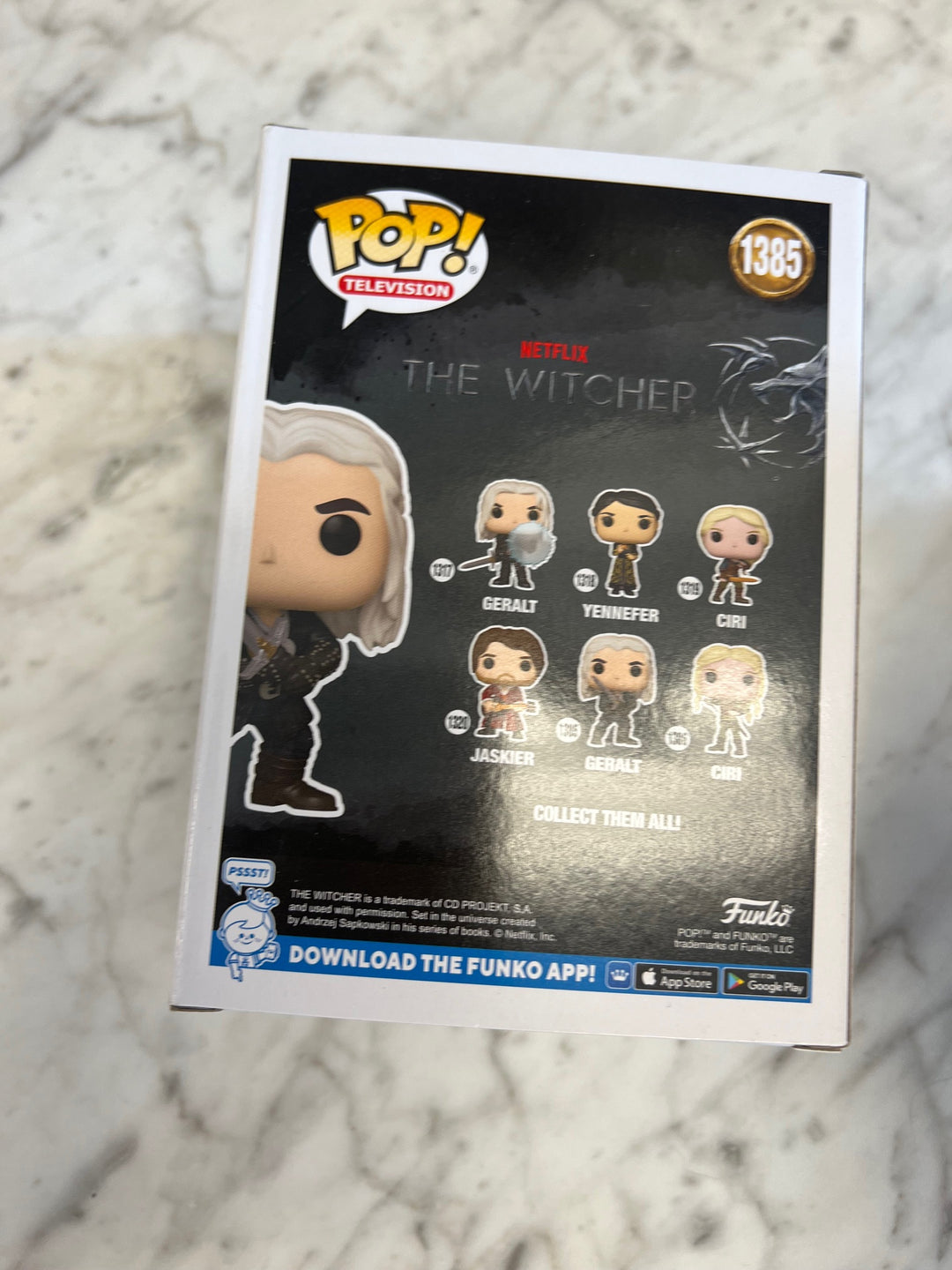 Geralt 1385 The Witcher Season 3 Netflix Television Funko Pop! Vinyl Figure FP11624