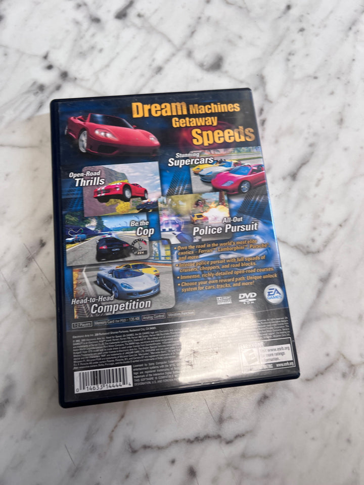 Need for Speed Hot Pursuit 2 PS2 Case and Manual ONLY No Game CO12425