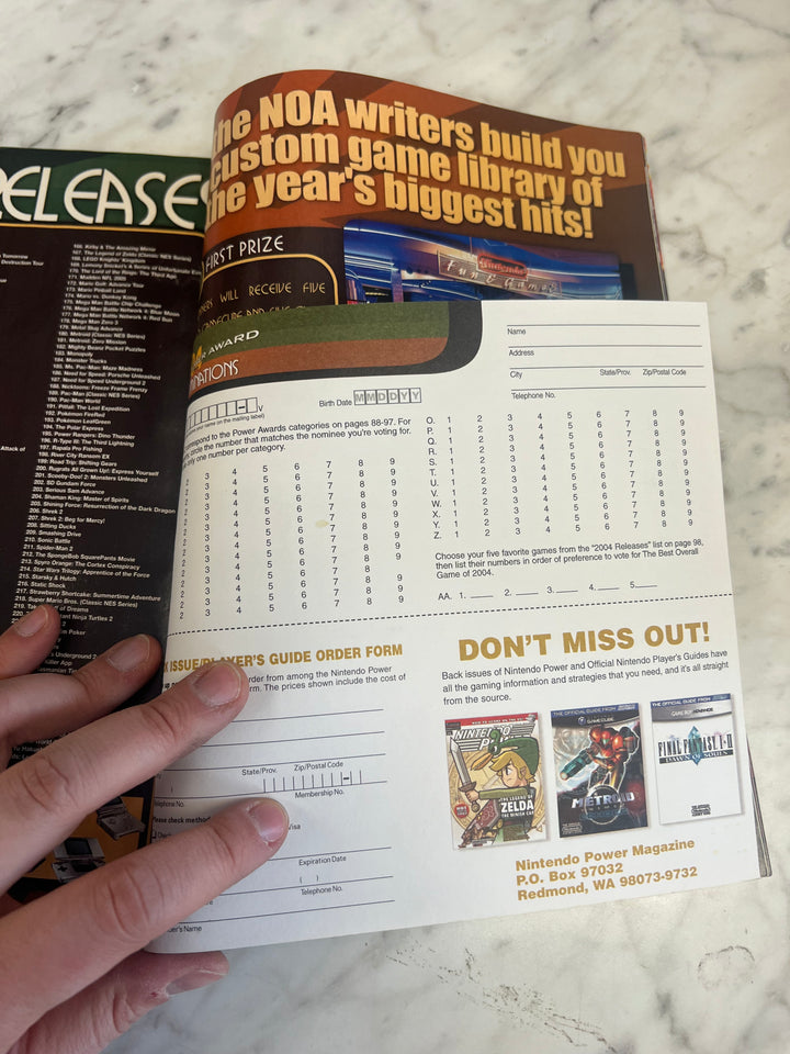 Used Nintendo Power Volume 189 with Poster NP52925