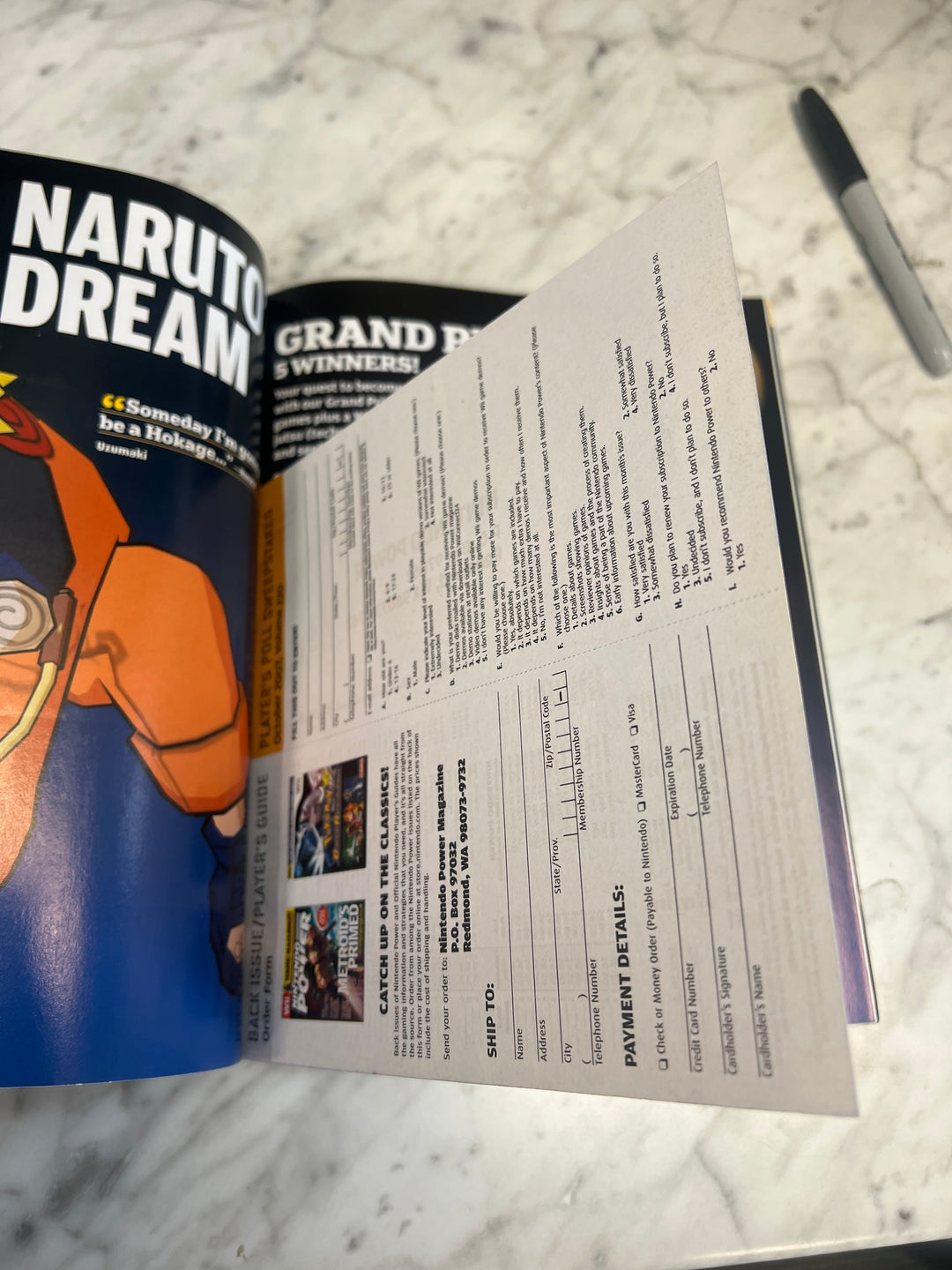 Used Nintendo Power Volume 220 with Poster NP52925