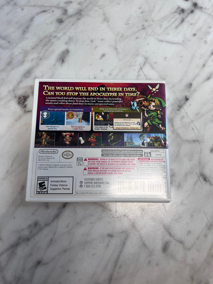 Legend of Zelda Majora's Mask 3D Nintendo 3DS Case ONLY No Game CO12425