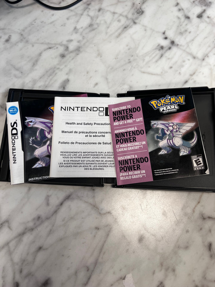 Pokemon Pearl Nintendo DS Case and Manual ONLY No Game CO12425