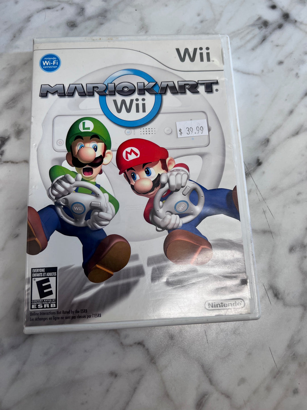 Mario Kart Nintendo Wii Case ONLY No Game CO12425