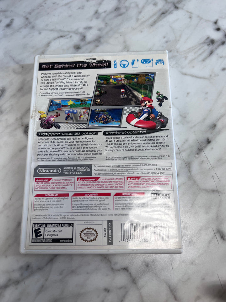 Mario Kart Nintendo Wii Case ONLY No Game CO12425