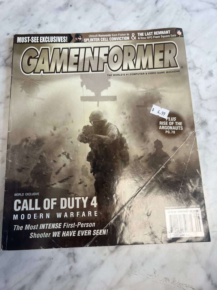 Used Game Informer Magazine #170 NP52925