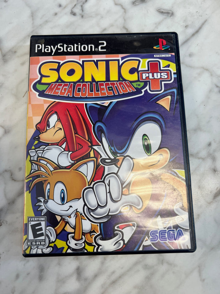 Sonic Mega Collection Plus for PS2 Playstation 2 CASE & MANUAL ONLY CO82225