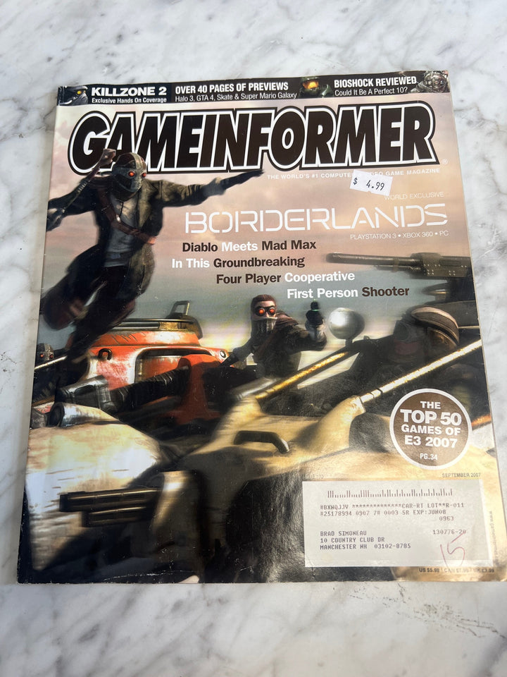 Used Game Informer Magazine #173 NP52925