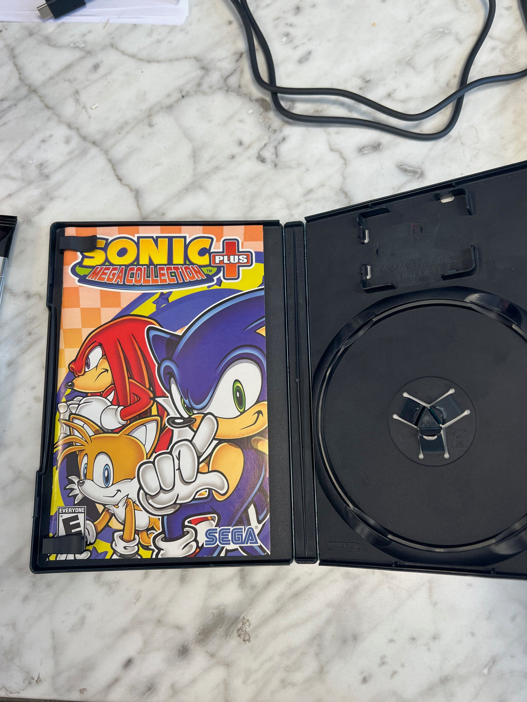 Sonic Mega Collection Plus for PS2 Playstation 2 CASE & MANUAL ONLY CO82225