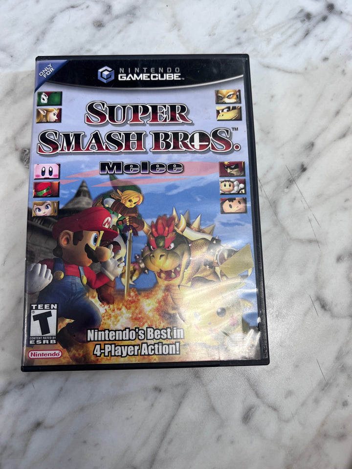 Super Smash Bros Melee Case ONLY (Punctured Art) No Game CO12425