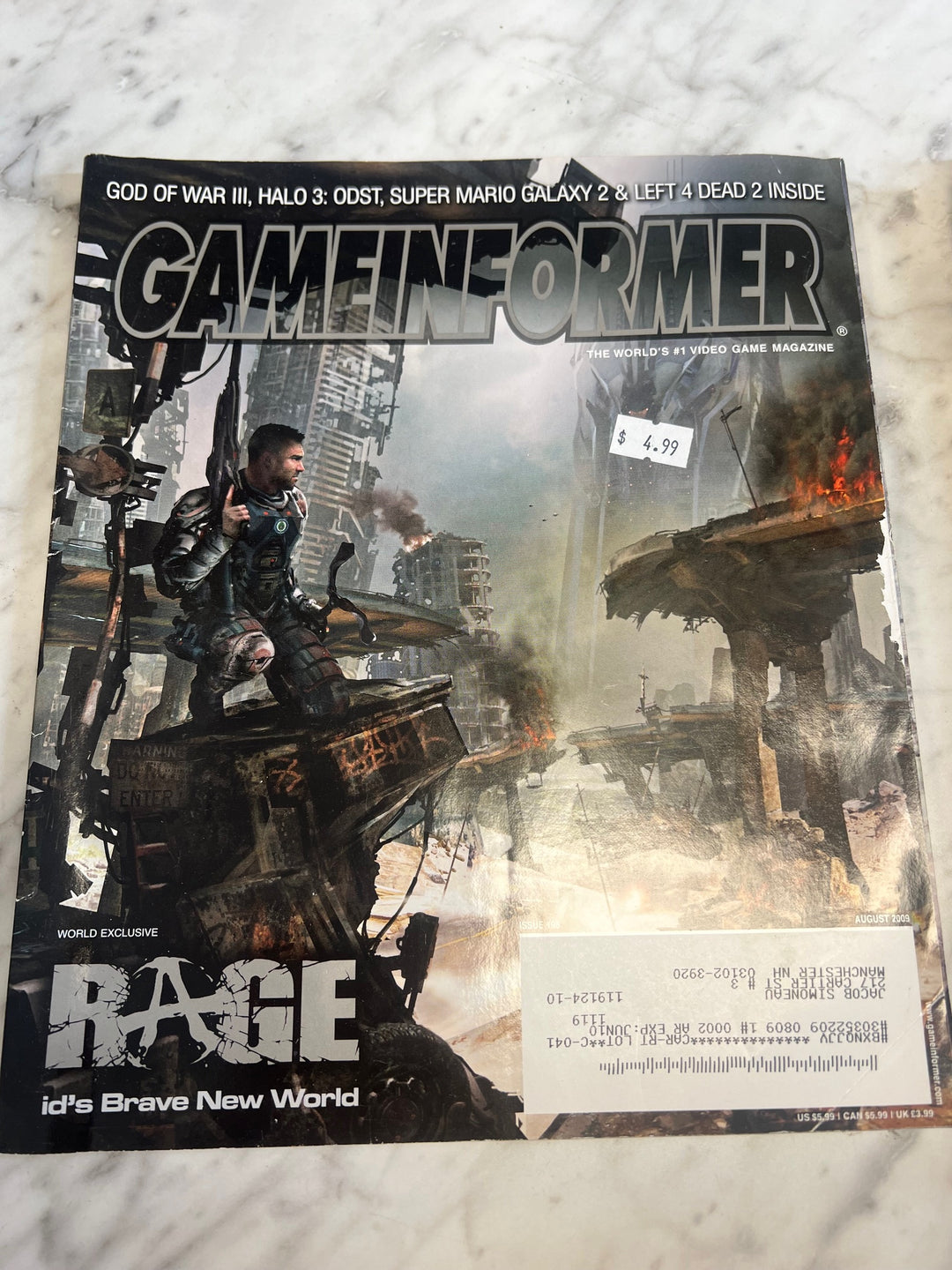 Used Game Informer Magazine Issue 196 NP52925