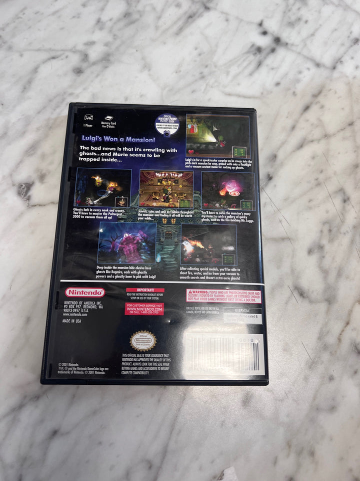 Luigi's Mansion Nintendo Gamecube Case ONLY No Game CO12425