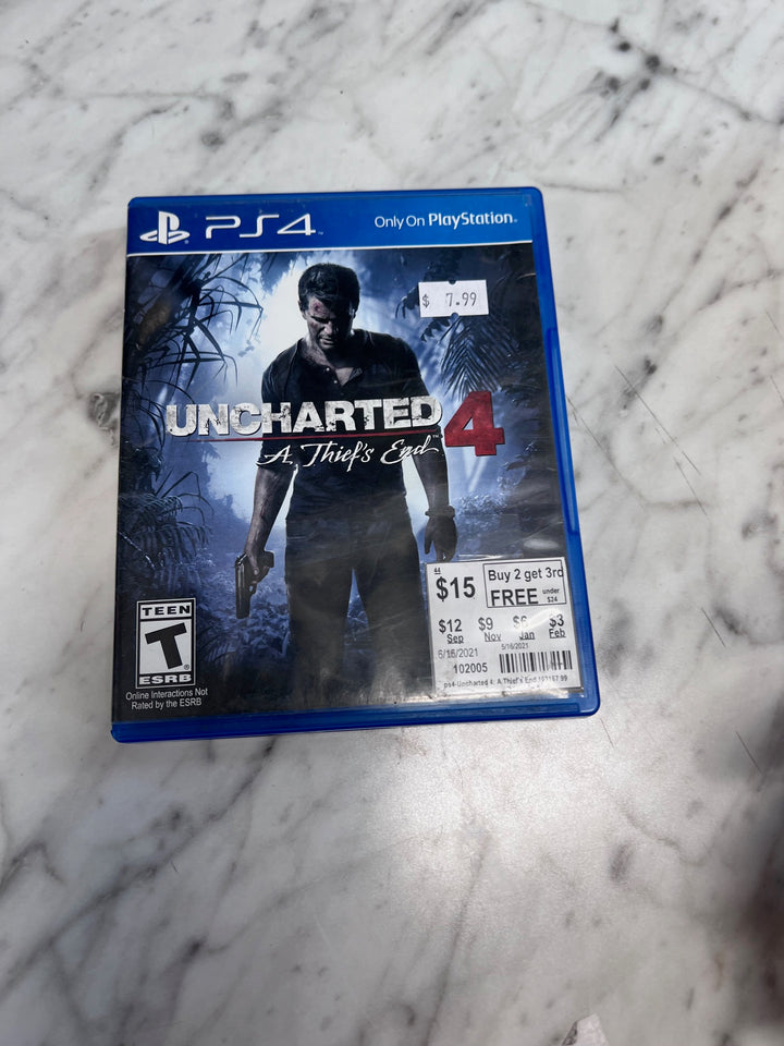 Uncharted 4 A Thief's End Case ONLY No Game CO12425