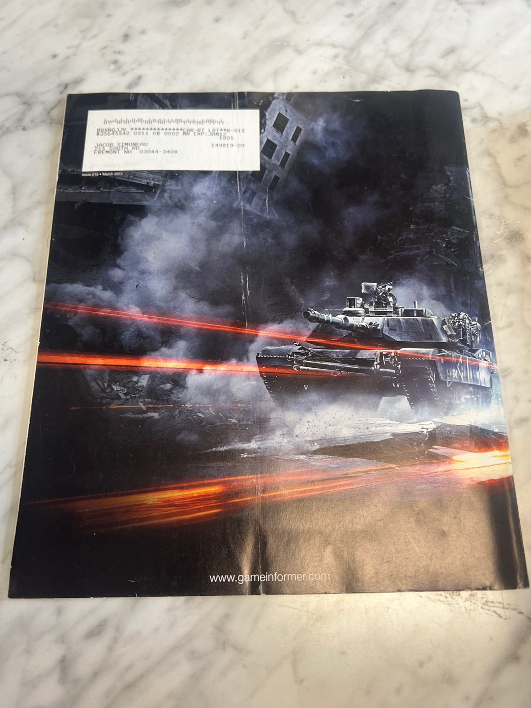 Used Game Informer Magazine Issue 215 NP52925