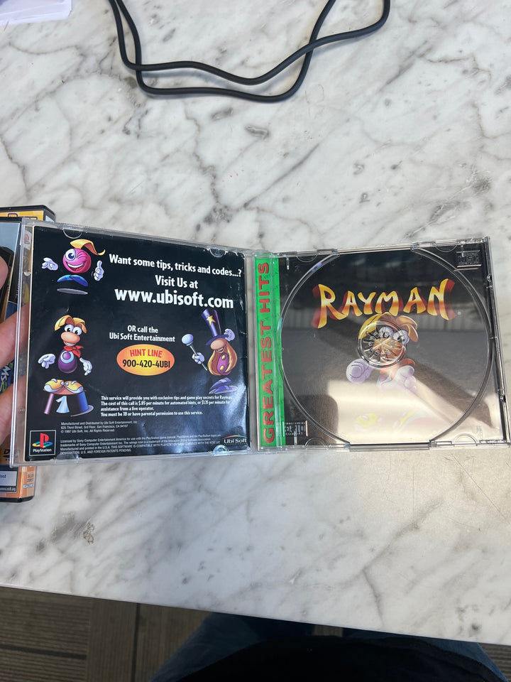 Rayman Greatest Hits for PS1 Playstation CASE & MANUAL ONLY CO82225