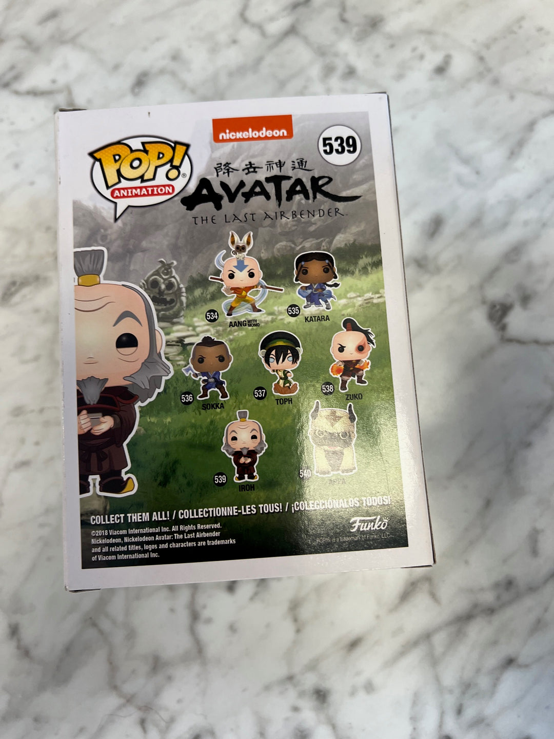 Funko Pop Avatar Last Airbender - Iroh with Tea Nickelodeon FP11624