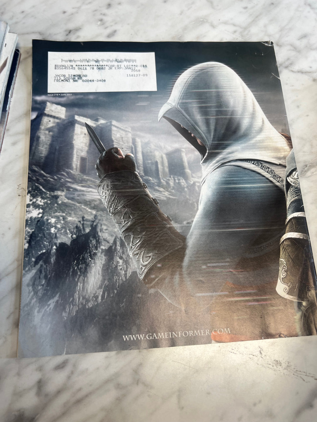Used Game Informer Magazine Issue 218 NP52925