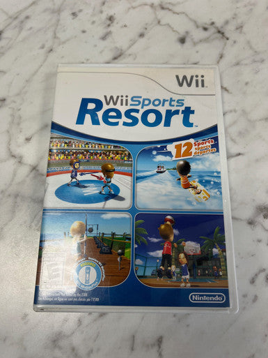 Wii Sports Resort Nintendo Case and manual only