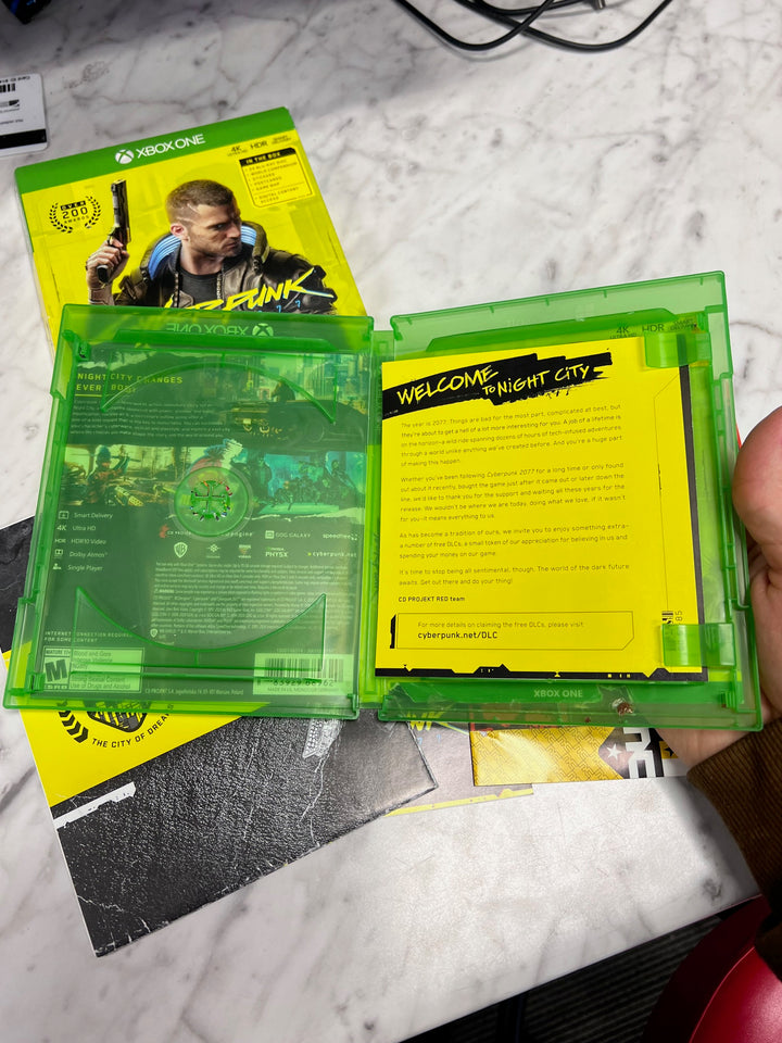 Cyberpunk 2077 Xbox One Case and Manual ONLY No Game CO12425