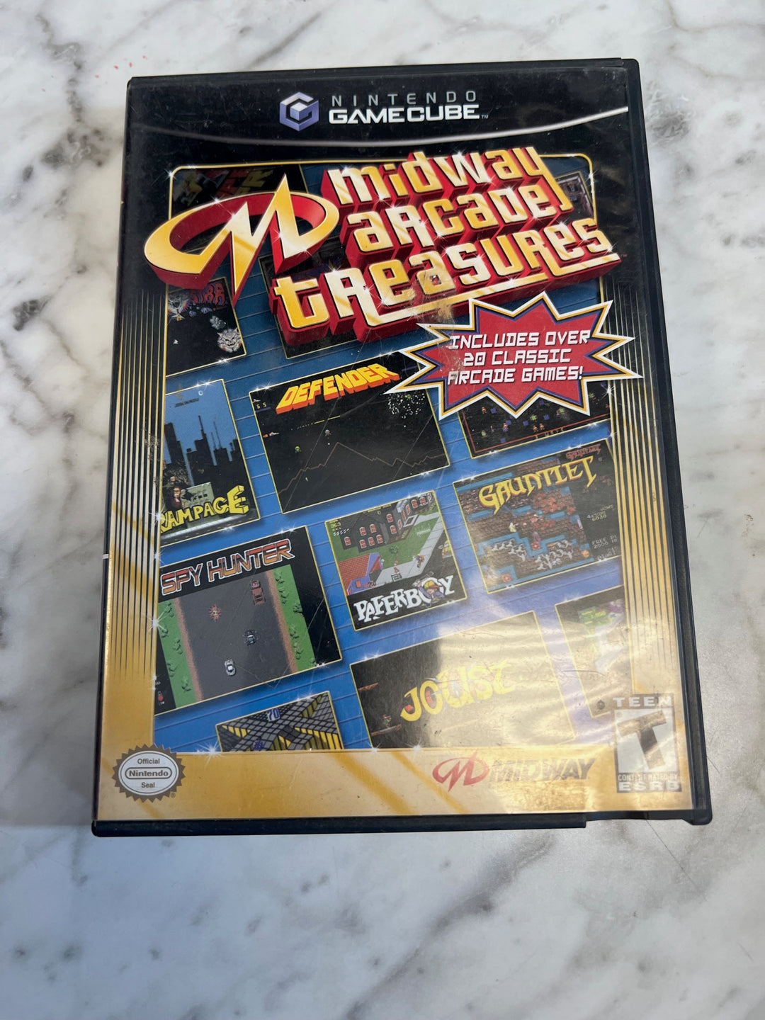 Midway Arcade Treasures Nintendo Gamecube CASE & Manual ONLY CO82225