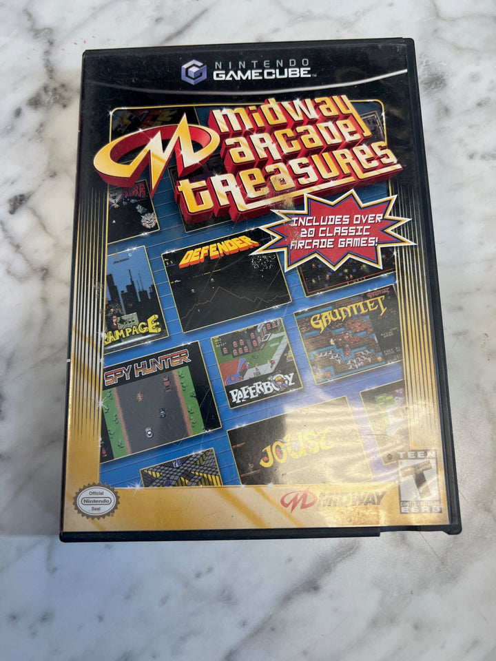 Midway Arcade Treasures Nintendo Gamecube CASE & Manual ONLY CO82225