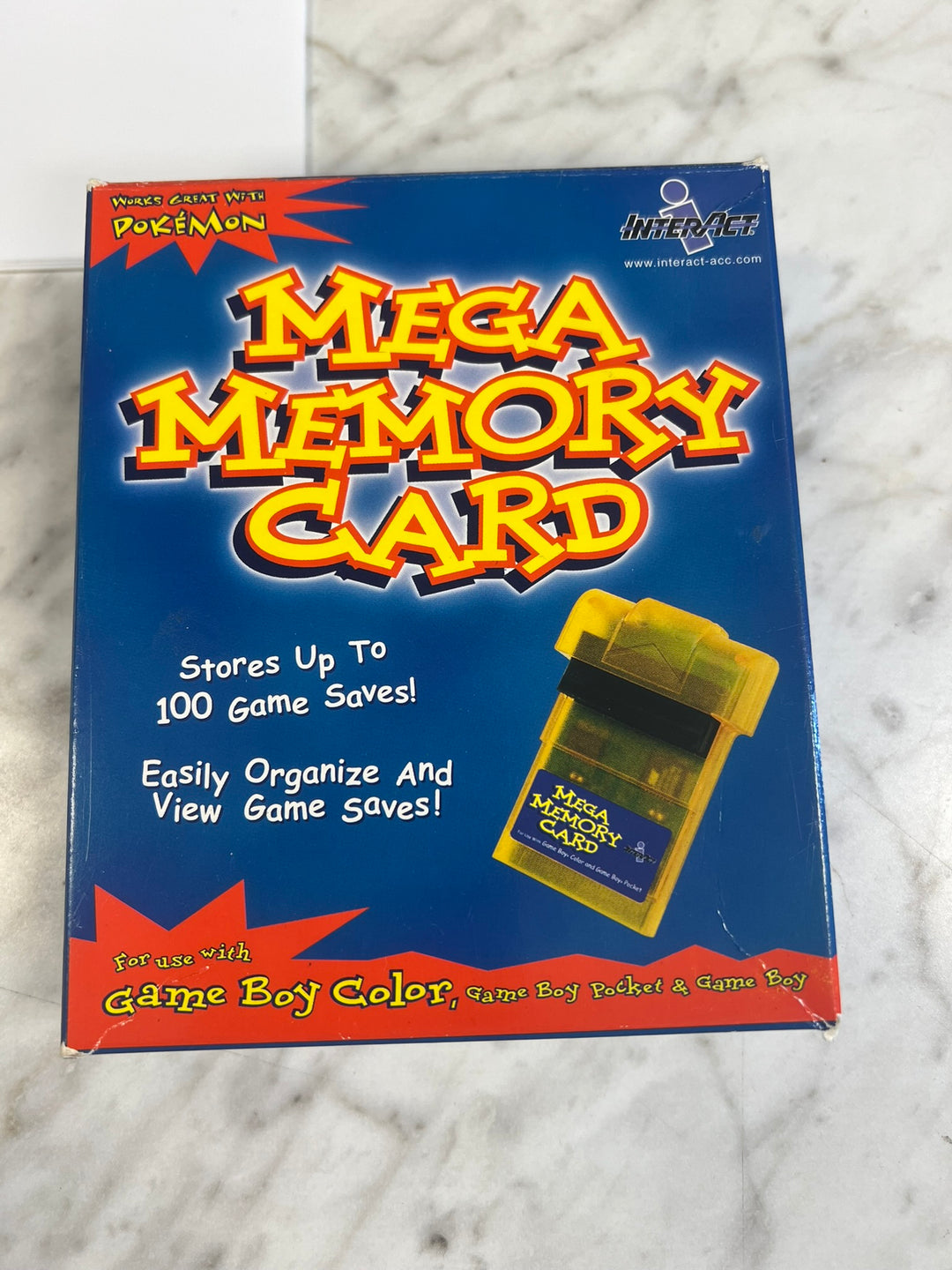 Boxed Interact Mega Memory Card for Game Boy Color, Pocket & DMG (Used) UA52526