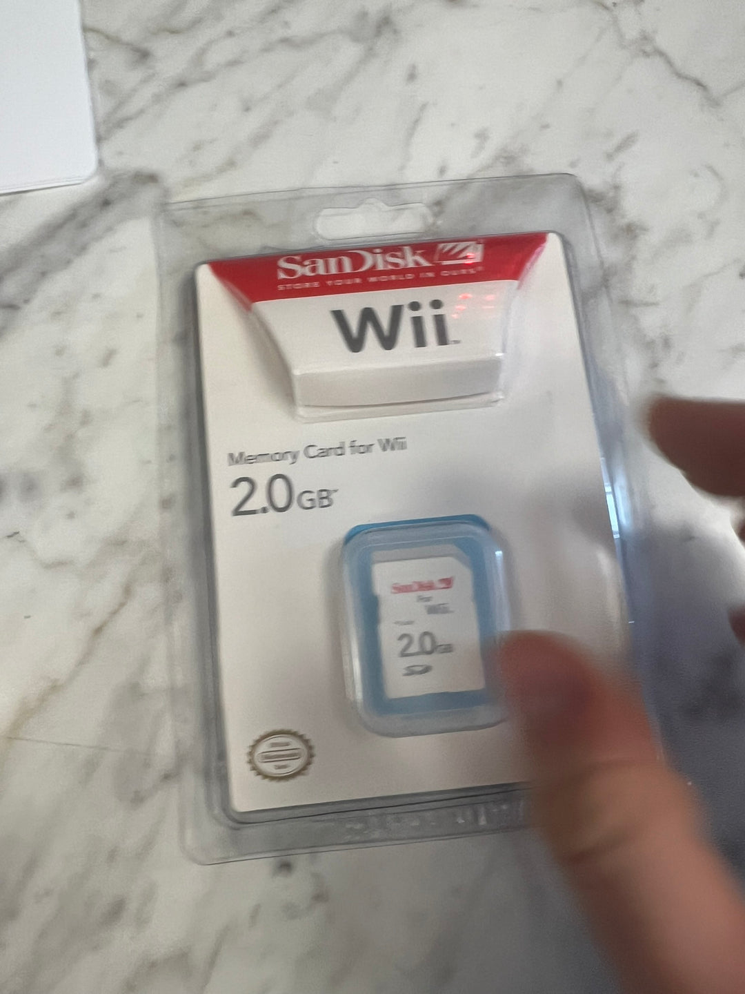 Sandisk Memory Card (SD Card) for Nintendo Wii (Sealed) NA52526