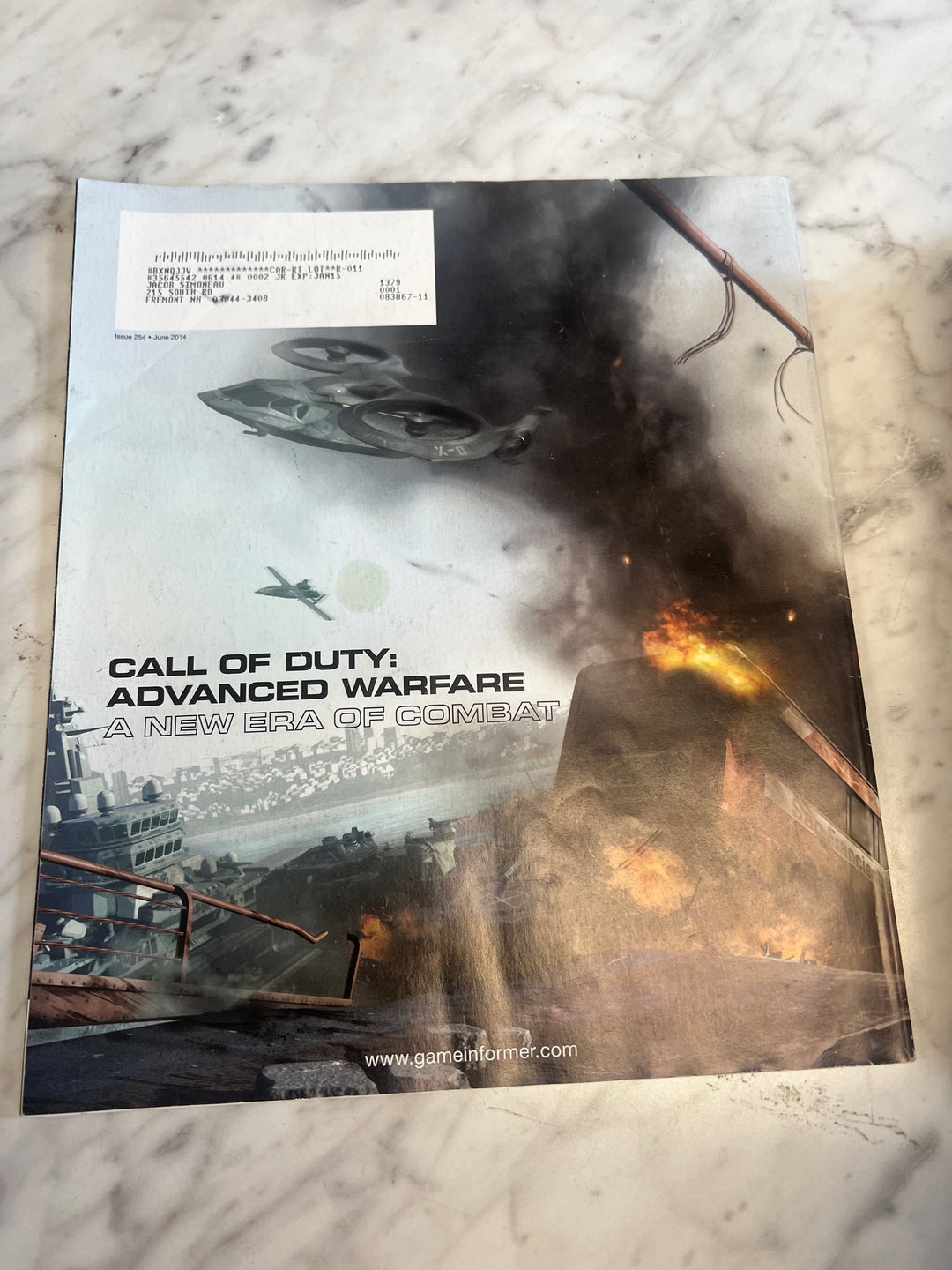 Used Game Informer Magazine Issue 254 NP52925