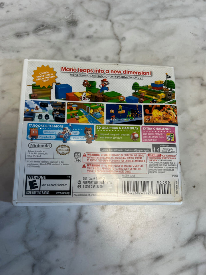 Super Mario 3D Land for Nintendo 3DS CASE & MANUAL ONLY CO82225