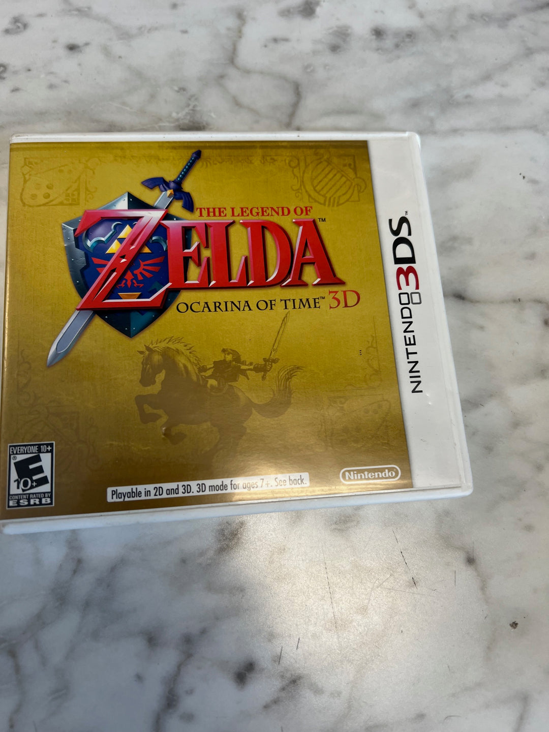 The Legend of Zelda Ocarina of Time 3D Nintendo 3DS CASE & MANUAL ONLY CO82225