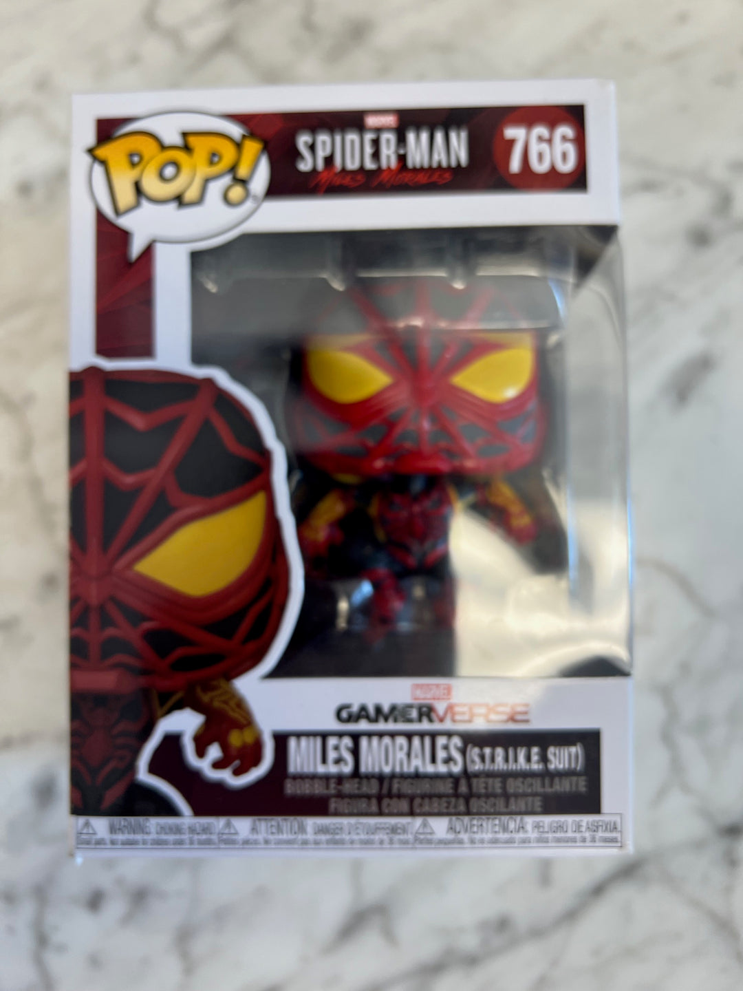 Funko Pop! Vinyl: Spider-Man: Miles Morales S.T.R.I.K.E. SUIT Bobble-Head FP11624