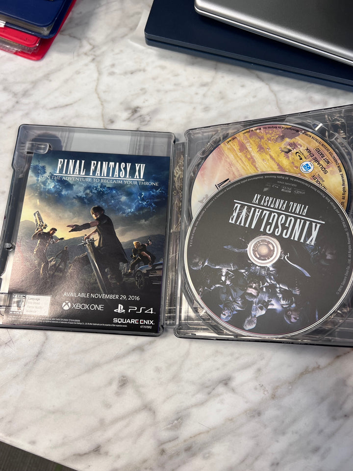 Kingsglaive Final Fantasy XV Blu Ray Steelbook Used Complete UA12525