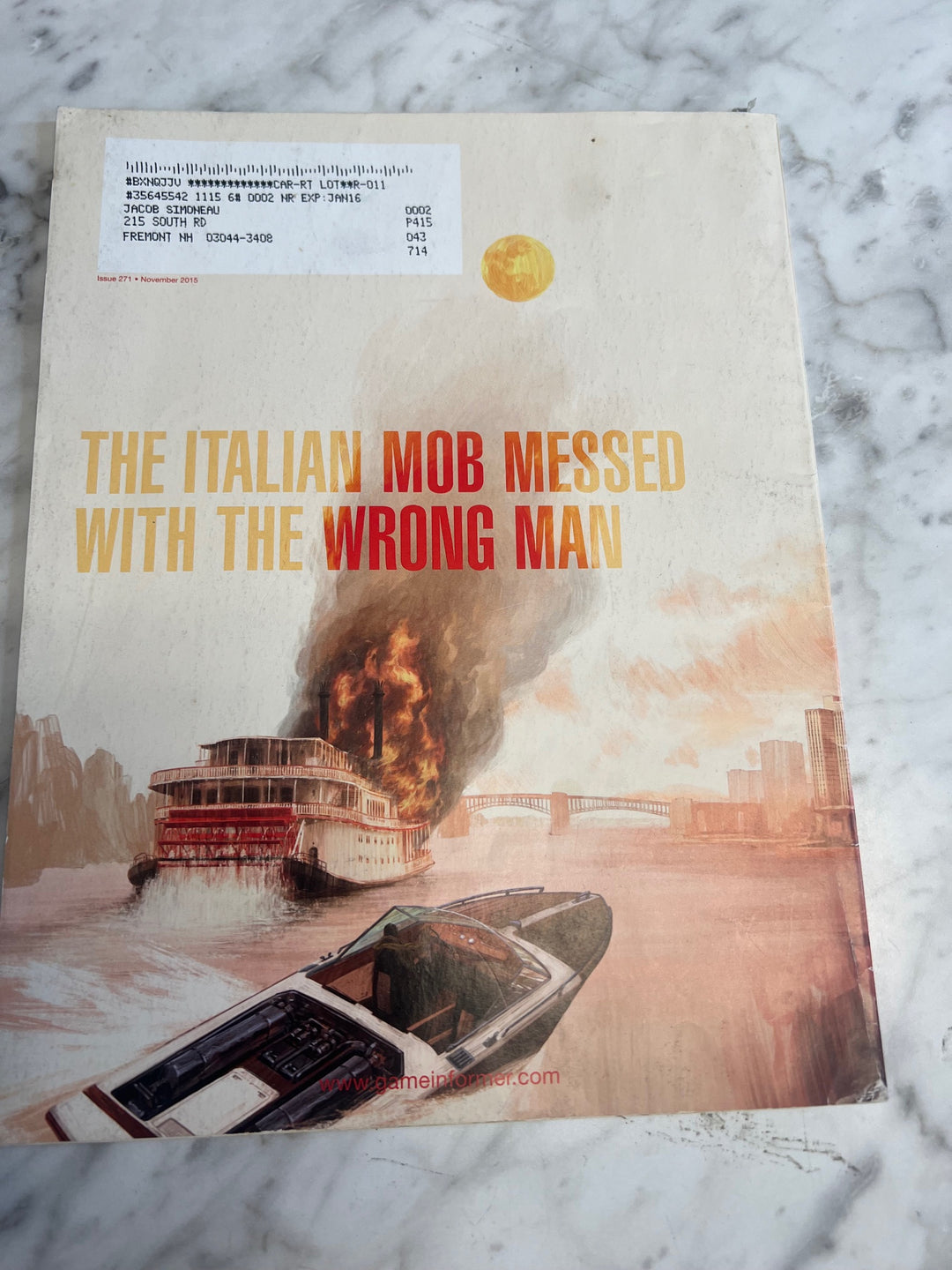 Used Game Informer Magazine Issue 271 NP52925