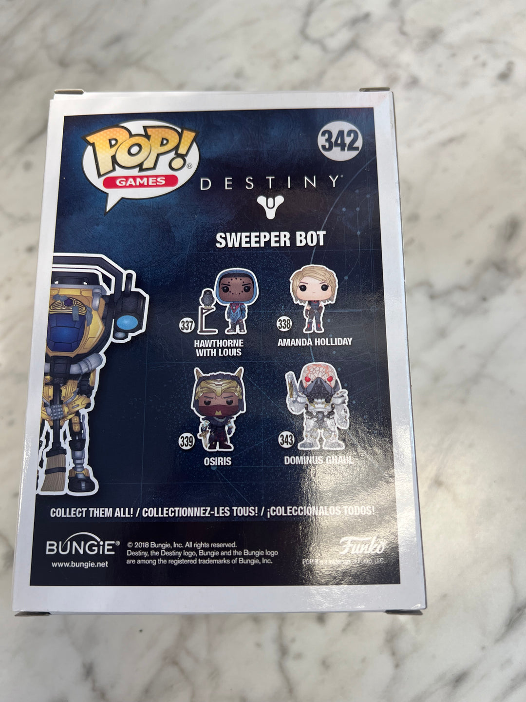 Funko Pop Destiny Sweeper Bot #342 2018 Summer Convention FN81324