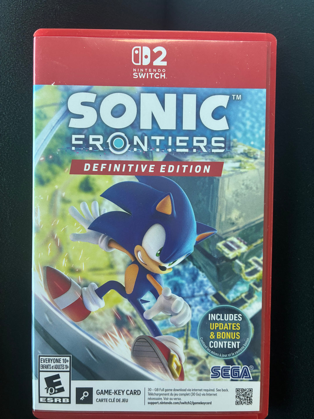 Sonic Frontiers Definitive Edition - Nintendo Switch 2 DI91226
