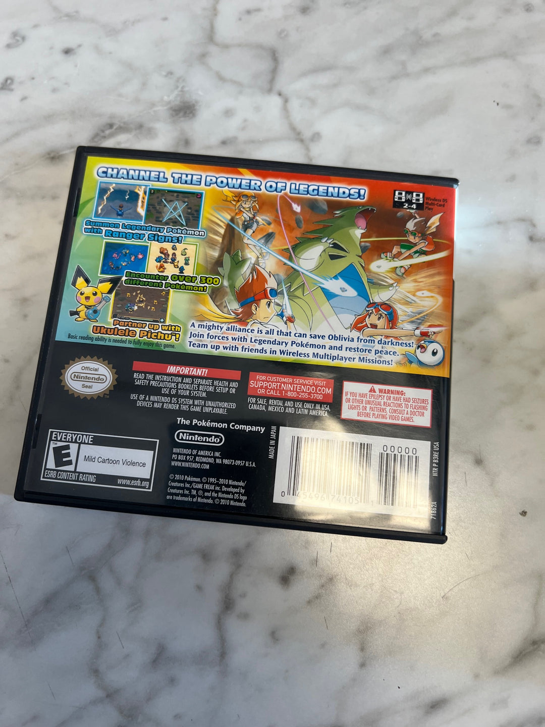 Pokemon Ranger Guardian Signs for Nintendo DS CASE & MANUAL ONLY CO82225