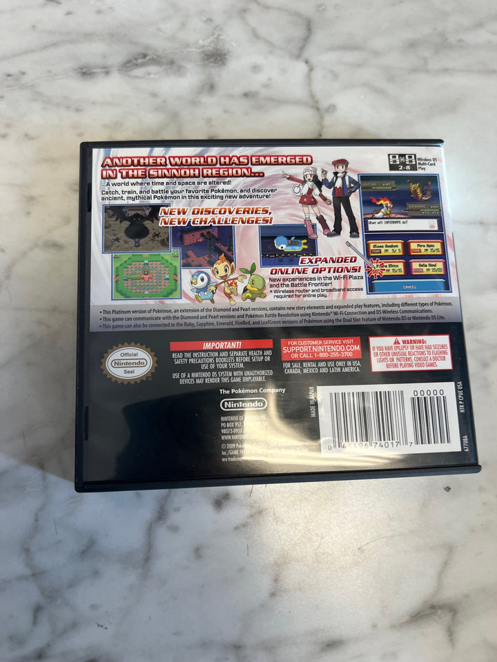 Pokemon Platinum Version for Nintendo DS CASE ONLY CO82225